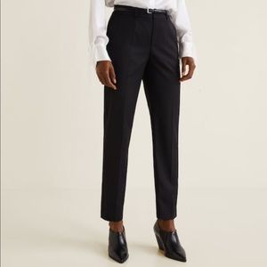 Mango straight fit trousers